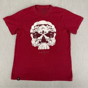 Y2K Marc Ecko Cut & Sew Star Wars Shirt M Vader Stormtrooper Skull Vintage Tee